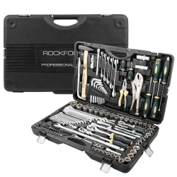 Набор инструментов 142 пр.1/4''3/8''1/2''(6-гр.)(4-32мм) RockFORCE RF-41421-5 SM