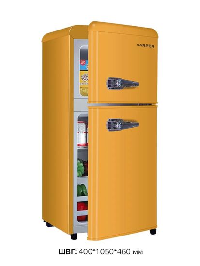 Холодильник Harper HRF-T140M ORANGE