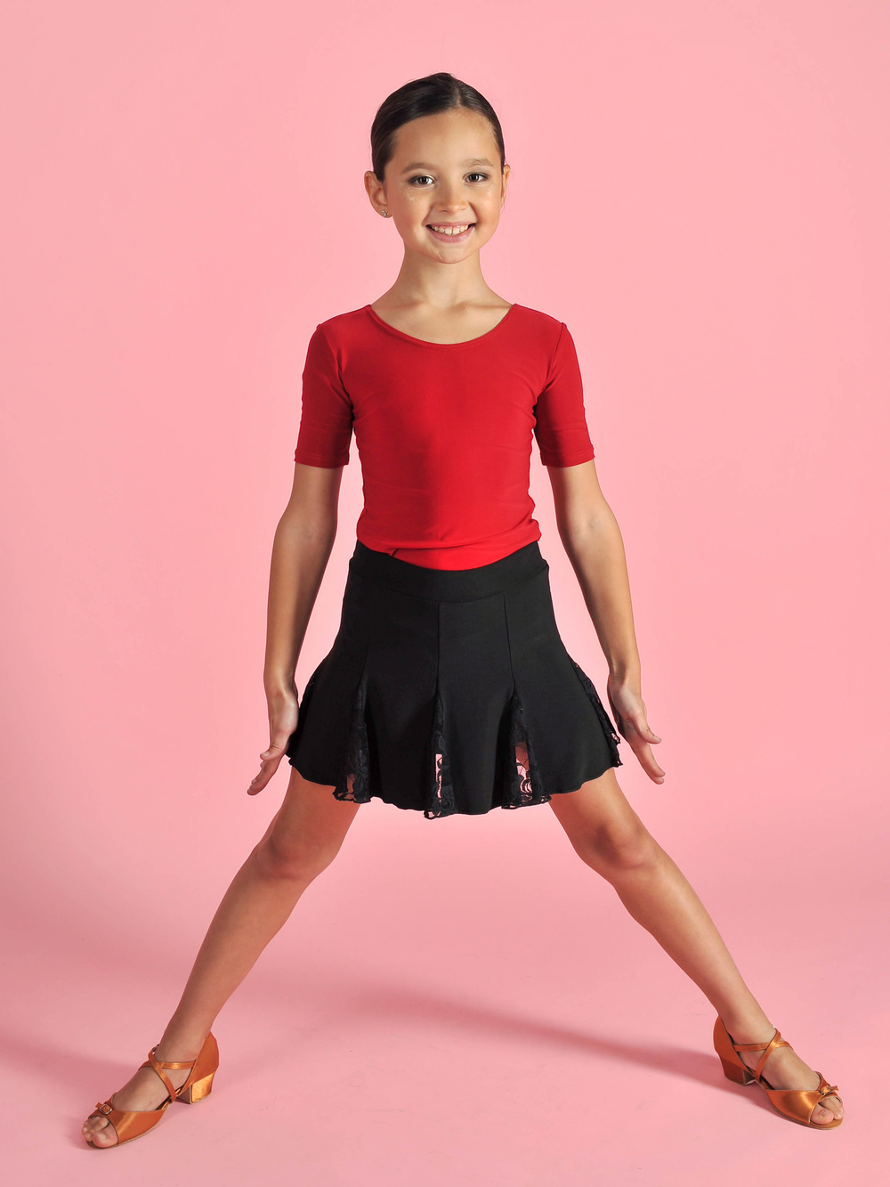 Детская футболка с коротким рукавом  для танцев