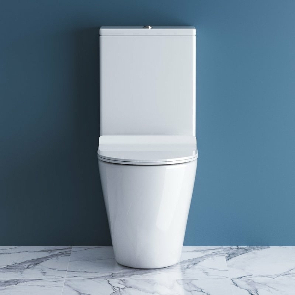 Унитаз компакт BelBagno Sfera-R BB2141CPR без бачка и сиденья