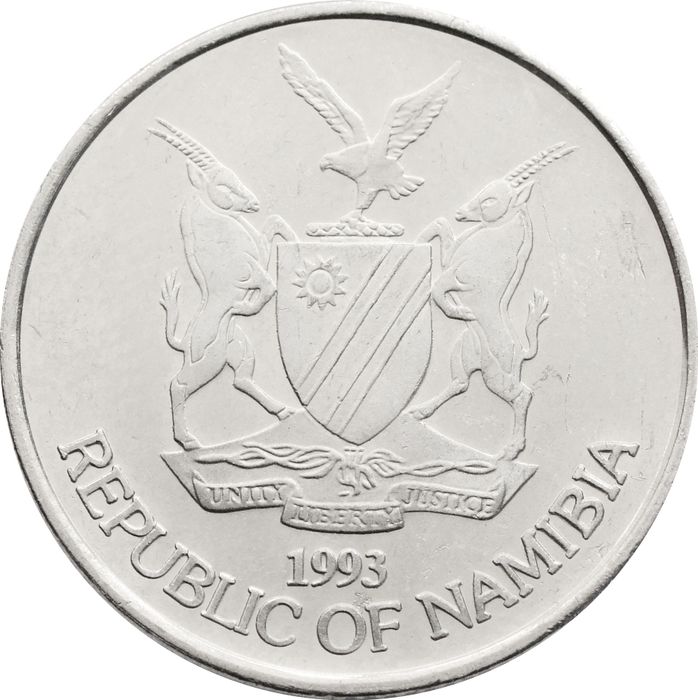 50 центов 1993 Намибия VF-XF