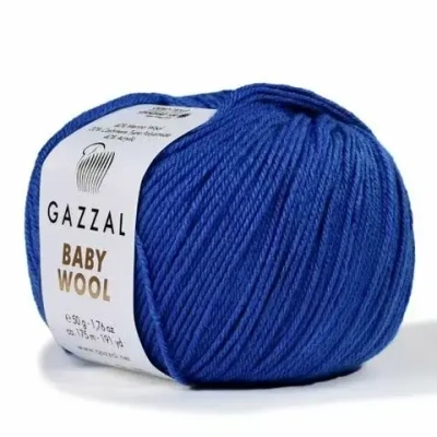 Пряжа GAZZAL Baby Wool 50 гр. 175 м цвет 830 состав: 40% шерсть мериноса, 20% кашемир ПА, 40% акрил