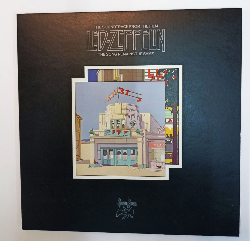 Винтажная виниловая пластинка LP Led Zeppelin The Soundtrack From The Film The Song Remains The Same 2LP (Japan 1976) (No Obi)