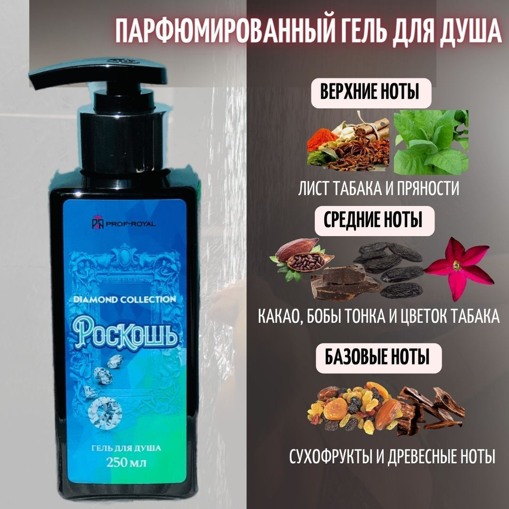 Prof-Royal / Парфюмированный гель для душа