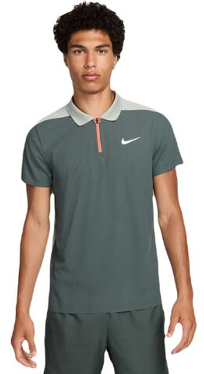 Мужское теннисное поло Nike Court Slam Ultimate Dri-Fit ADV Tennis - зеленый