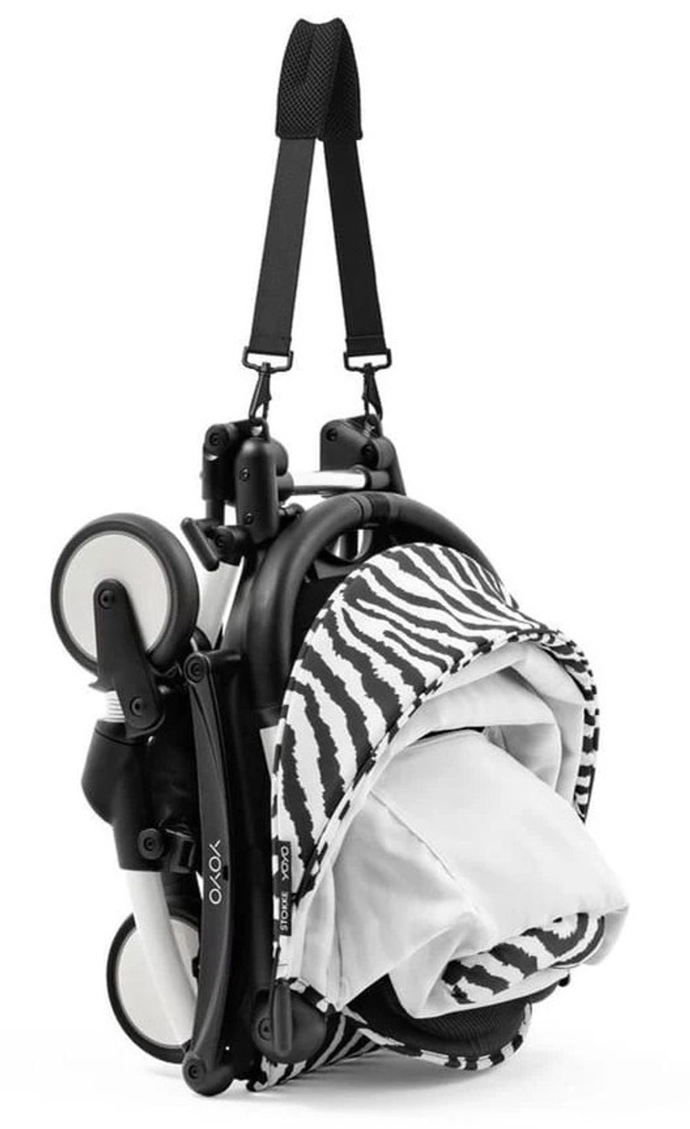 Коляска прогулочная Stokke YOYO3 рама белая White Zebra