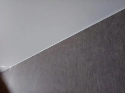 Вставка заглушка для натяжного потолка, 20 м, белая / плинтус ленточный для маскировки стыков в ванной, кухне и комнате