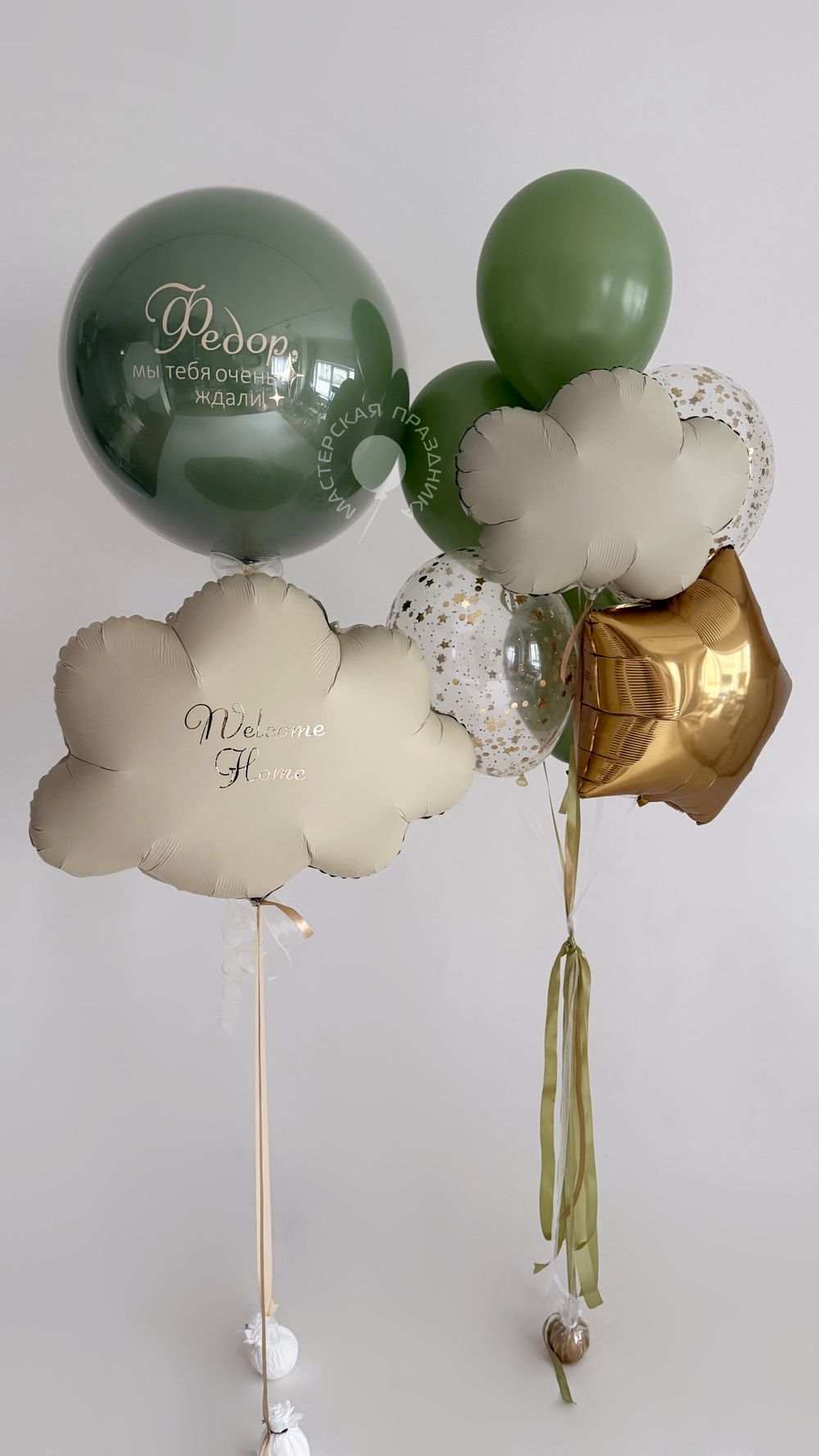 Воздушные шары на выписку мальчика №8869  Изображение5