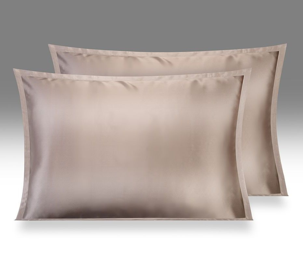 Наволочка 50x70 OnSilk Shine бежевая Китай