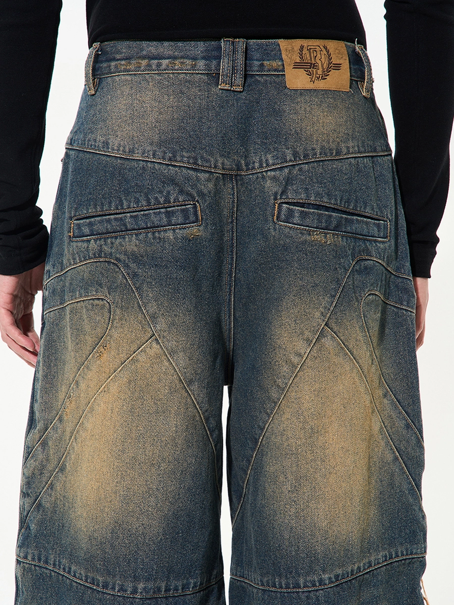 Джинсы BLIND "Aged Effect" Distressed Jeans