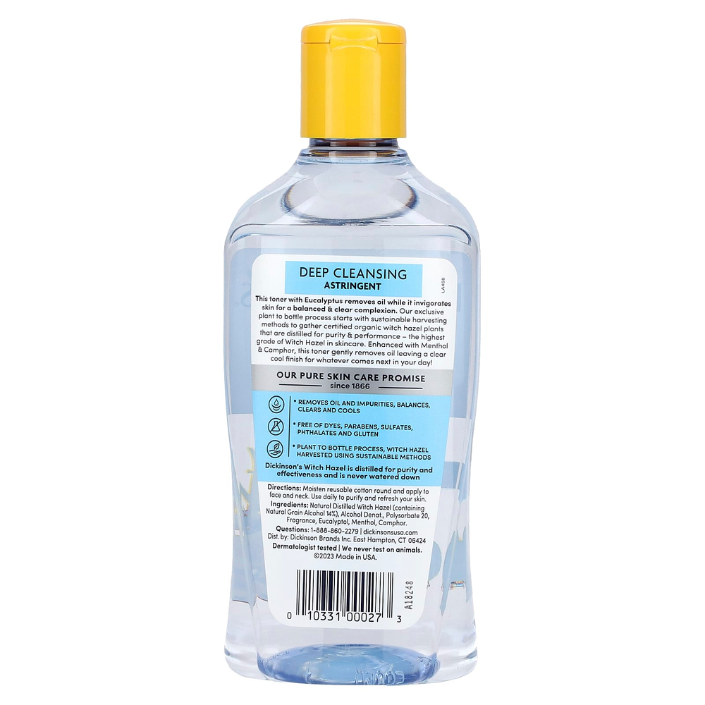 Dickinson Brands, Original Witch Hazel, вяжущее средство для глубокого очищения, 473 мл (16 жидк. унц.)