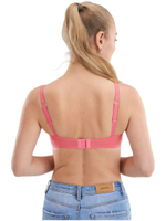 Бюстгальтер с плотной чашкой без косточек для фиксации экзопротеза молочной железы Amoena 85С коралловый