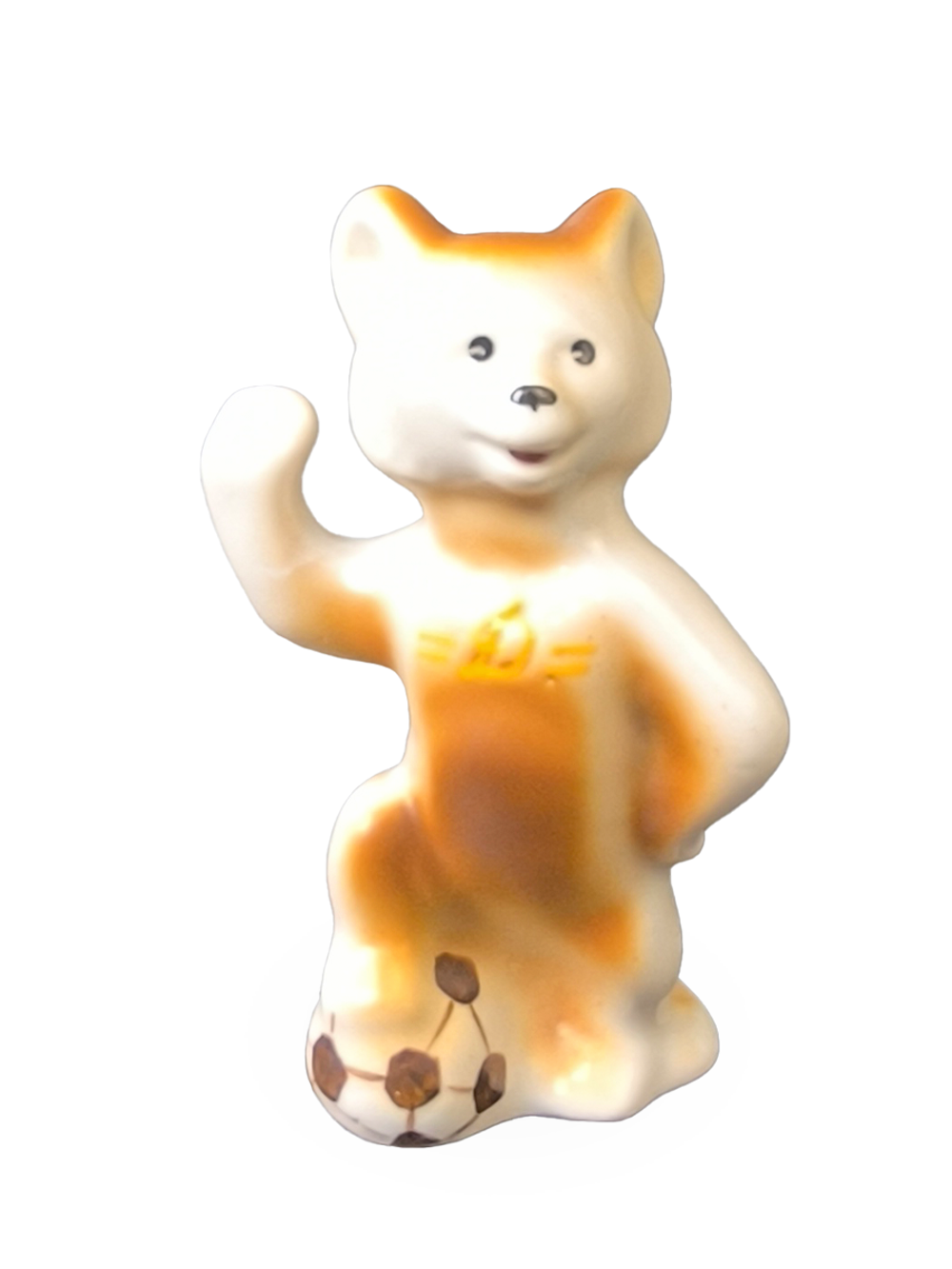 Статуэтка "Олимпийский медведь - футболист" (Полонский ЗХК)