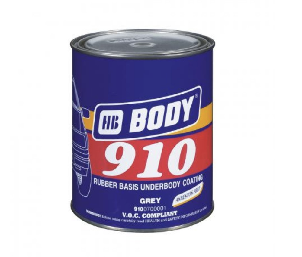 BODY 910 Антикоррозийный состав на основе каучука (5кг) серый