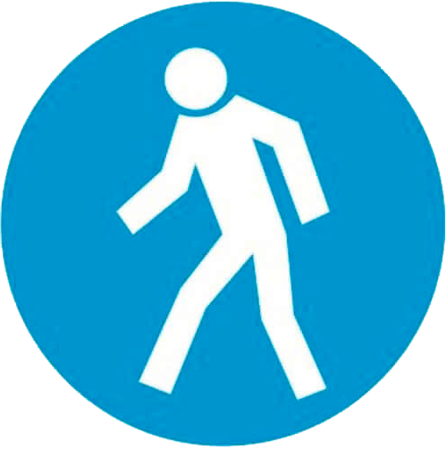 М10 "Проход здесь"