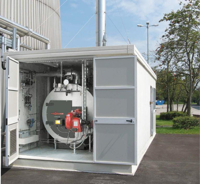 Модульная котельная паровая на природном газе паропроизводительностью 6000 кг/час (АМКУП-6000 Г)