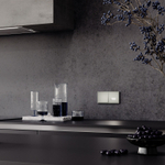 Проходной переключатель встраиваемый VOLTUM S70 одноклавишный 10А, (шелк)