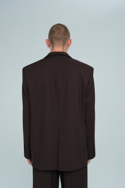 Пиджак однобортный | brown