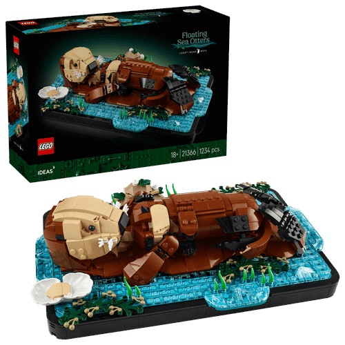 Конструктор LEGO Ideas 21366 Floating Sea Otters