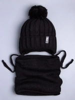 Шапка для мальчика со снудом осенняя