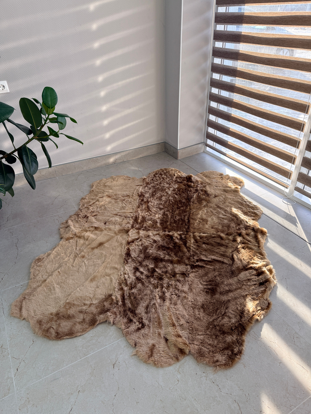 Ковер шкура натуральная овчина Меховой