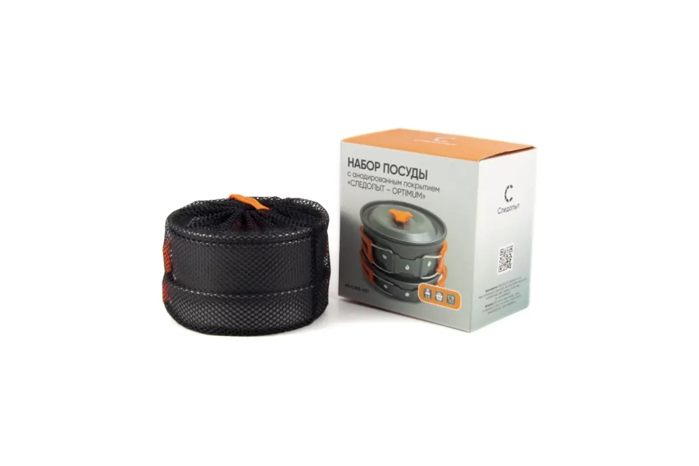 Набор кемпинговой посуды СЛЕДОПЫТ - Optimum на 3 персоны