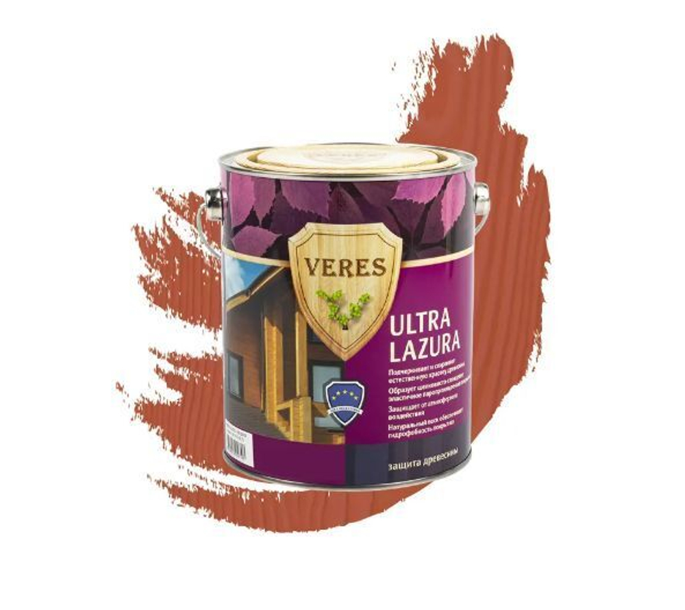 Пропитка Верес Ultra Lazura №9 МАХАГОН 0,9 Л "VERES"