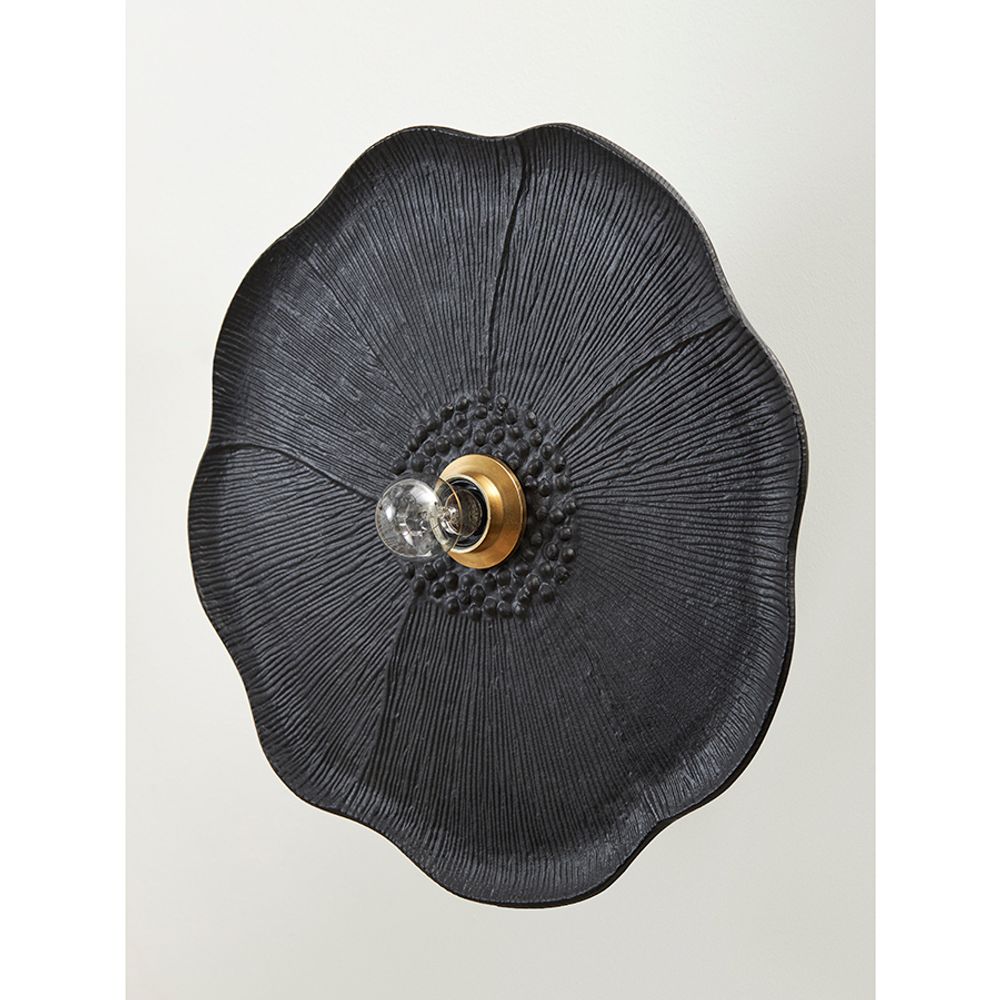 Светильник настенный Wildflower, Ø46 см, черный