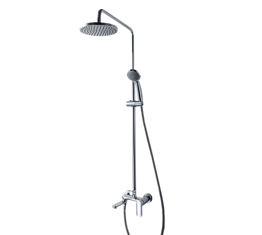 Душевая колонна со смесителем для ванны Bravat Opal R