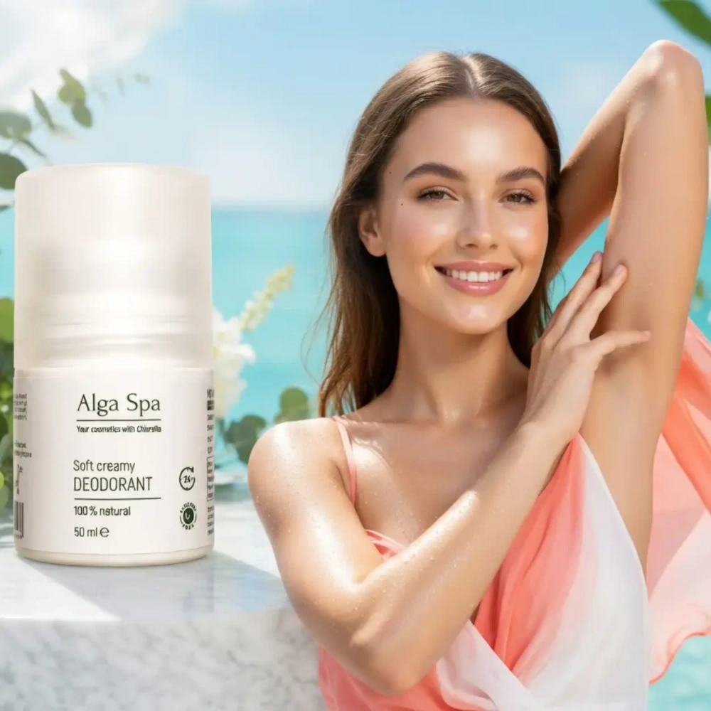 Шариковый дезодорант «SOFT CREAMY DEODORANT» Alga Spa, 50мл