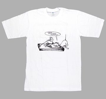 Футболка Бесплатный сыр (белая)