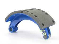 Колодка барабанного тормоза а/м КАМАЗ Компас 12 мост JAC N120 (OE: 3502.36G-090/ задняя/ верхняя/ сварная) (1шт.) АККОР