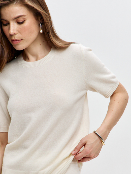 Кашемировая футболка