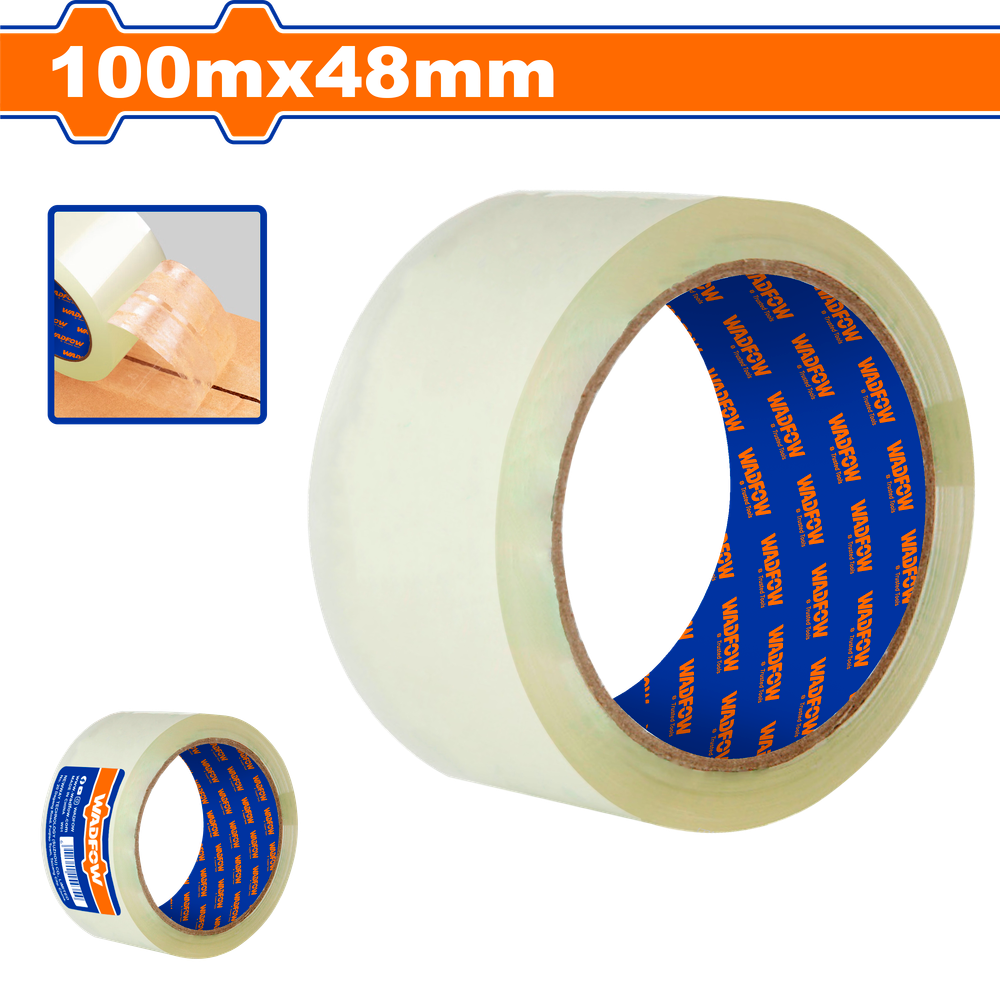 Скотч прозрачный WADFOW WPN1H20 100мх48мм