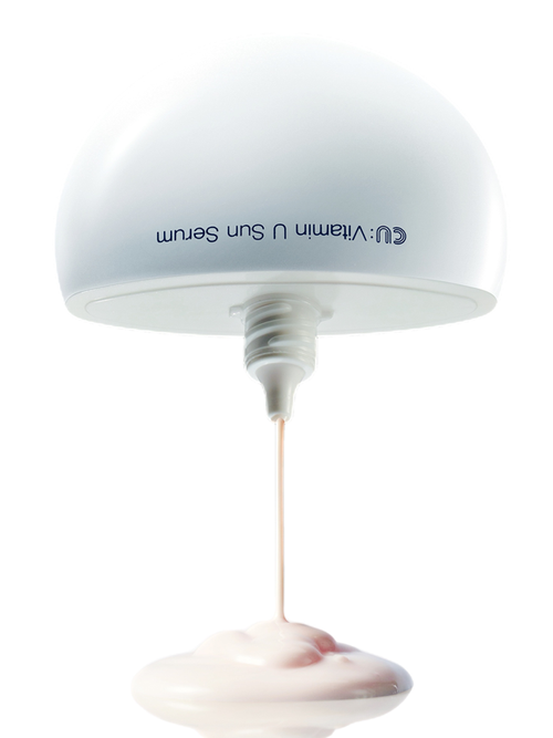 CUSKIN CU: Vitamin U Sun Serum SPF50 PA++++ антивозрастная солнцезащитная сыворотка