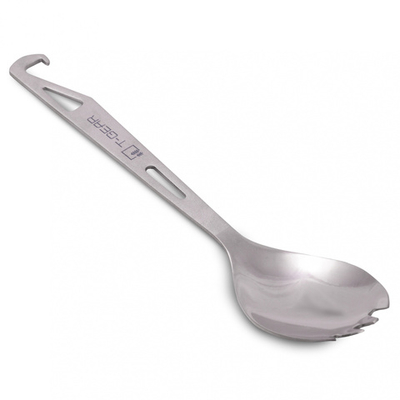 Ловилка с крючком титановая T-Gear Titanium Hooked Spork Polished