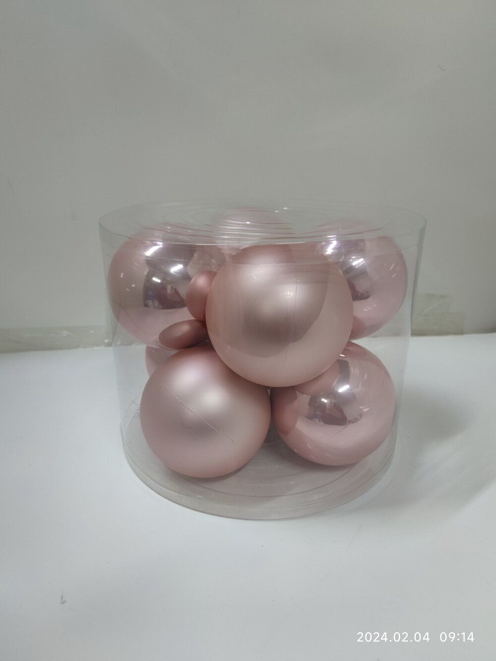 GAEM Набор из 8шт Украшение новогоднее "Шар", D 10 см, L24 W24 H18,5 см