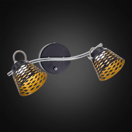 CL508522 Орегон Черный Св-к Наст-Потол, LED 2*5W