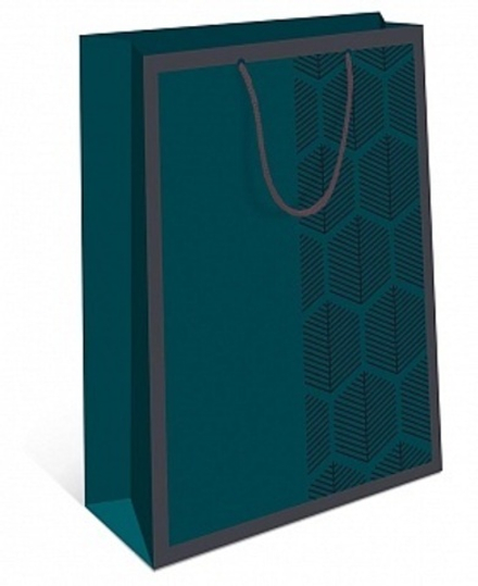 Пакет подарочный Стильный принт 43*33*10 см.