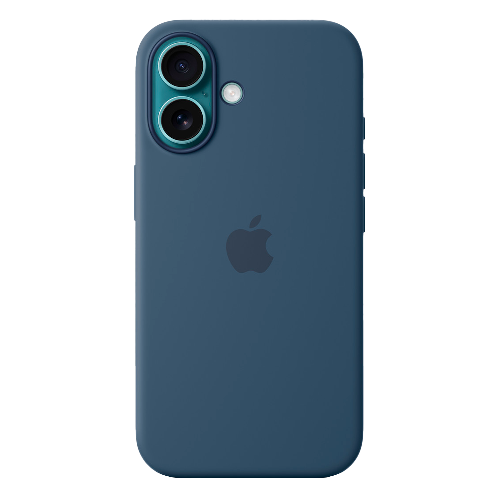Силиконовый чехол с поддержкой MagSafe Apple Silicone Case для iPhone 16, Denim (Деним)
