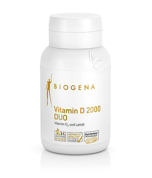 BIOGENA ВИТАМИН  D 2000 ДУО ГОЛД VITAMIN D (60 кап)