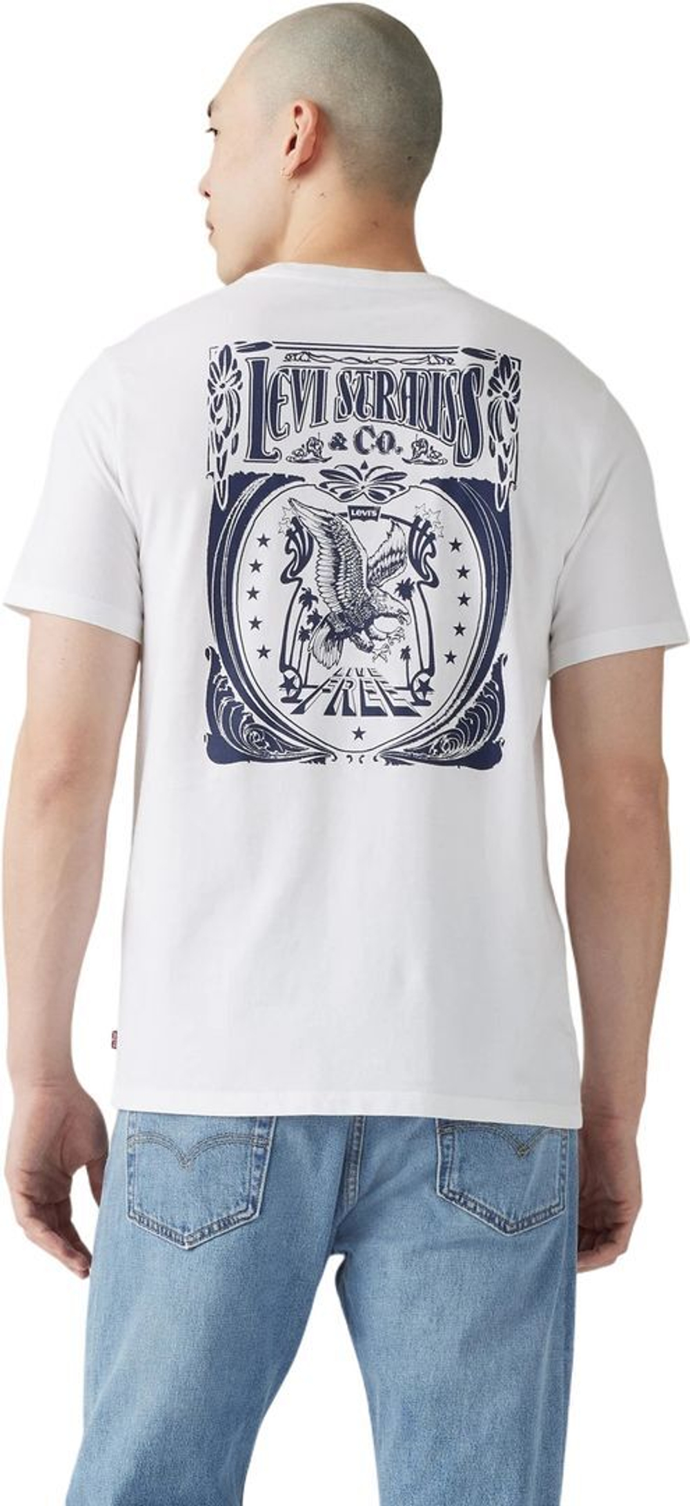 Футболка Levis GRAPHIC CREWNECK TEE белый