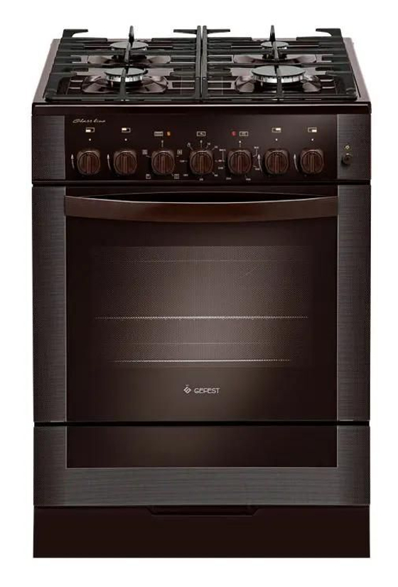 Гефест 6502-02 0045 коричневый Плита комбинированная