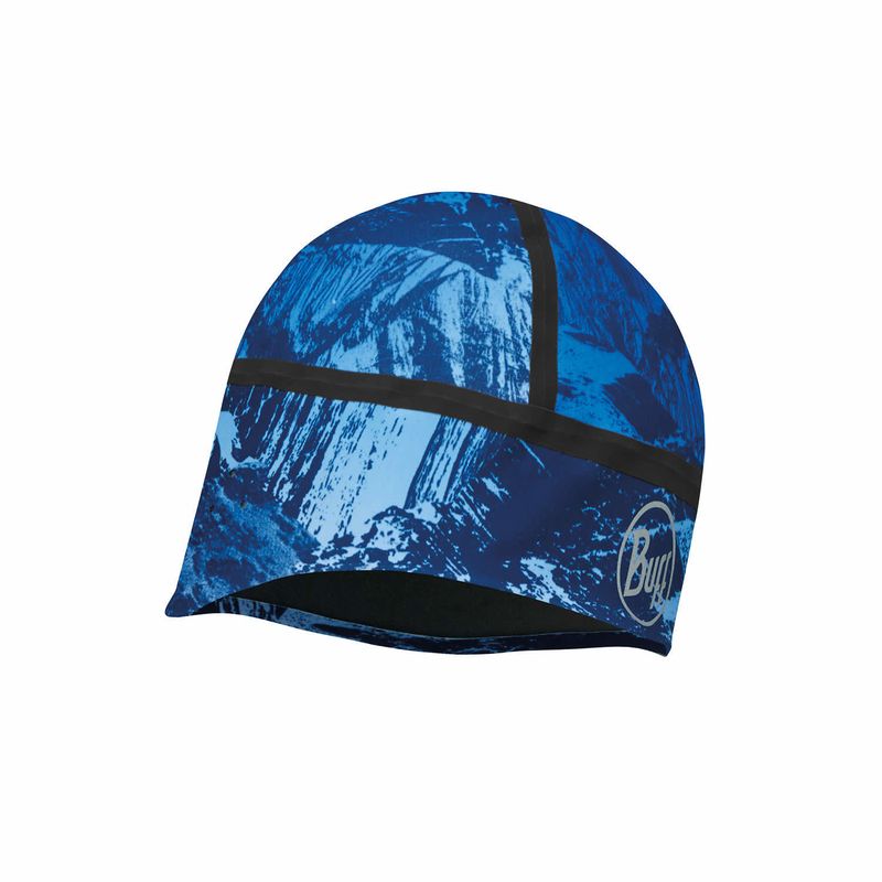 Тонкая непродуваемая шапка Buff Mountain Bits Blue Фото 1
