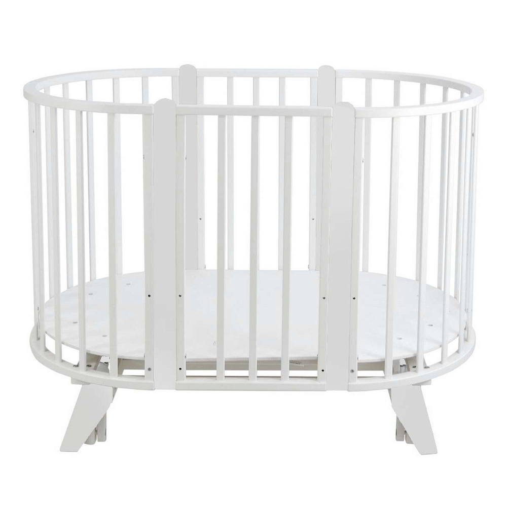 Кровать детская универ Pituso (Stella) с маятником белый+белый