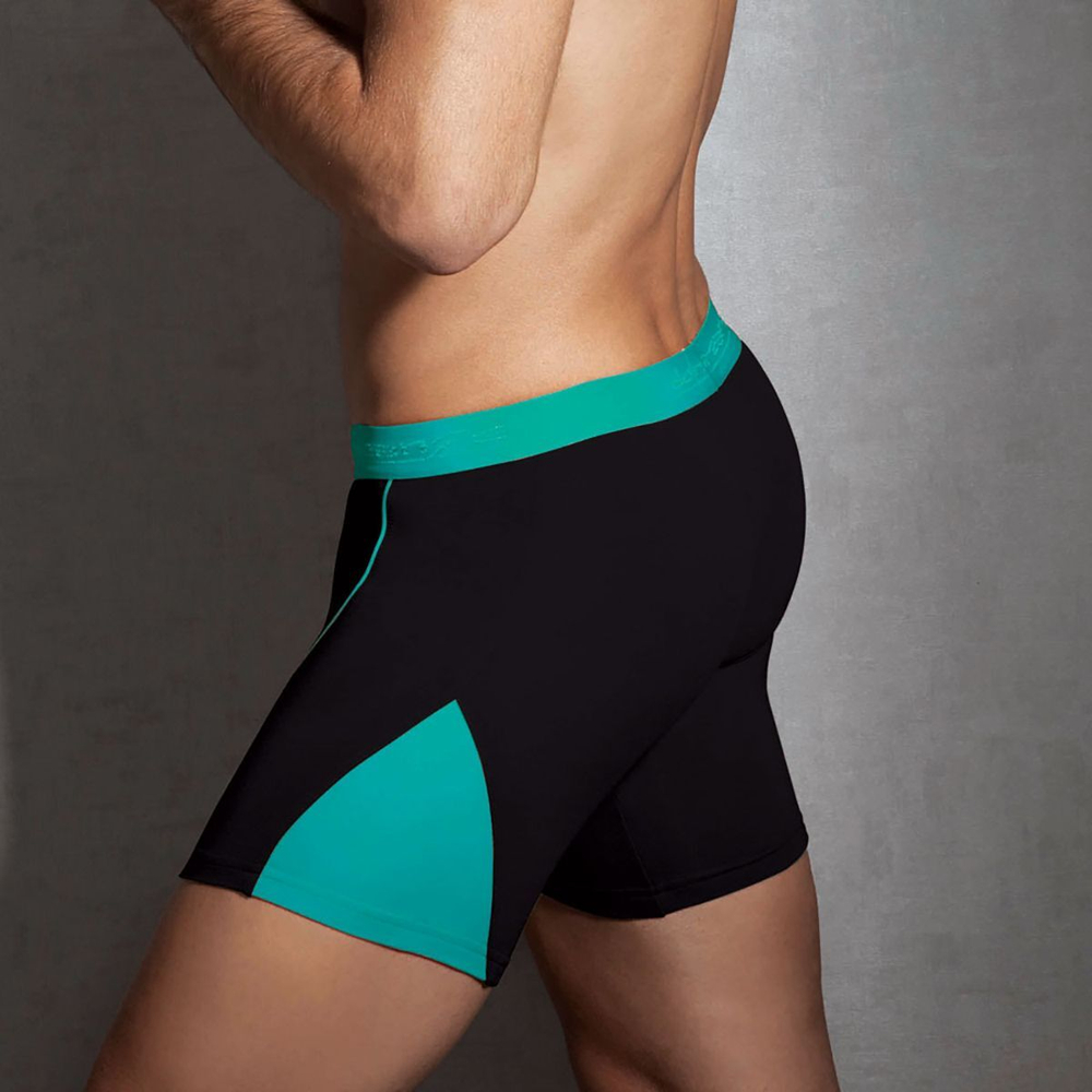 Удлинённые боксеры с ярким поясом и вставками по бокам Doreanse Modal Club (Размер: XL) (Цвет: белый)