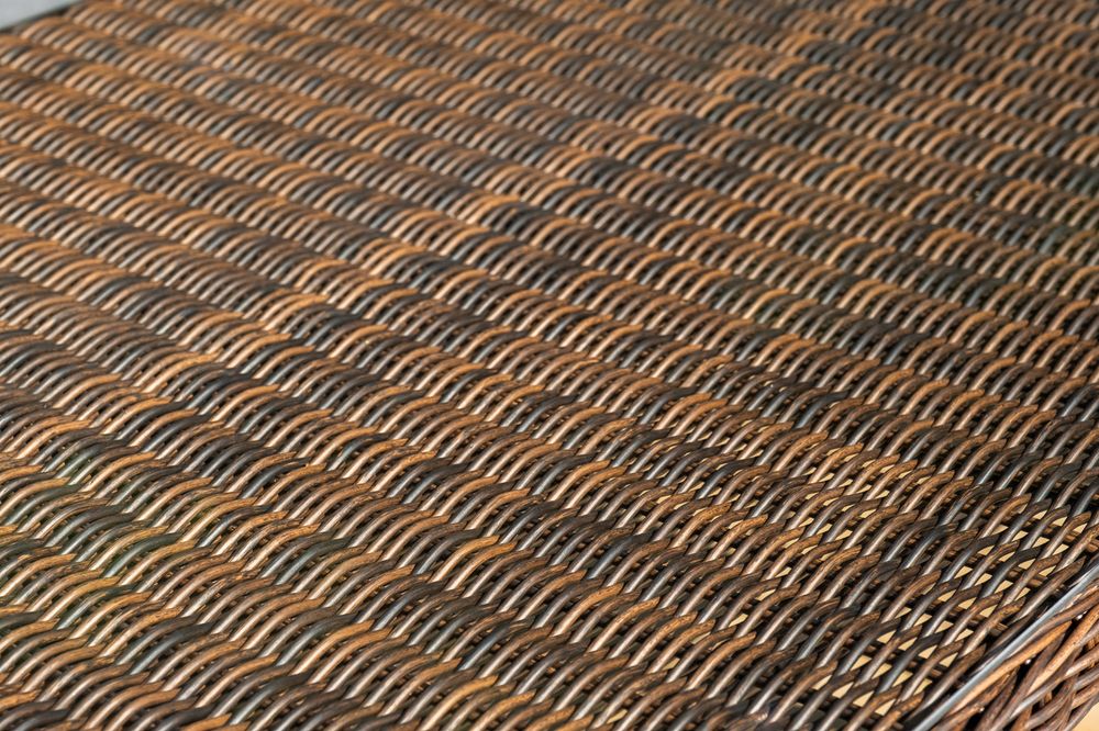 "Моккачино" обеденная группа из искусственного ротанга, цвет коричневый