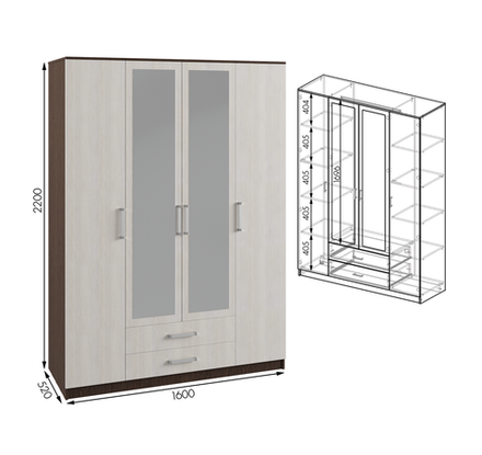 Шкаф 4 УЯ Успех