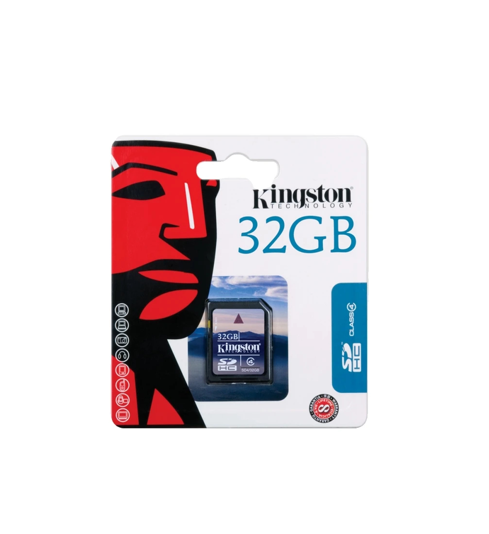 Карта памяти KingSton SDHC 32Gb class 4