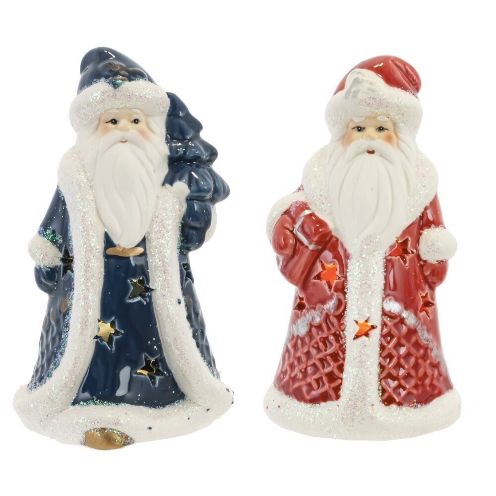 GAEM Фигурка декоративная "Дед Мороз" с подсветкой (2xLR44), L7, L6,5 W5,5 H12 см, 2в.